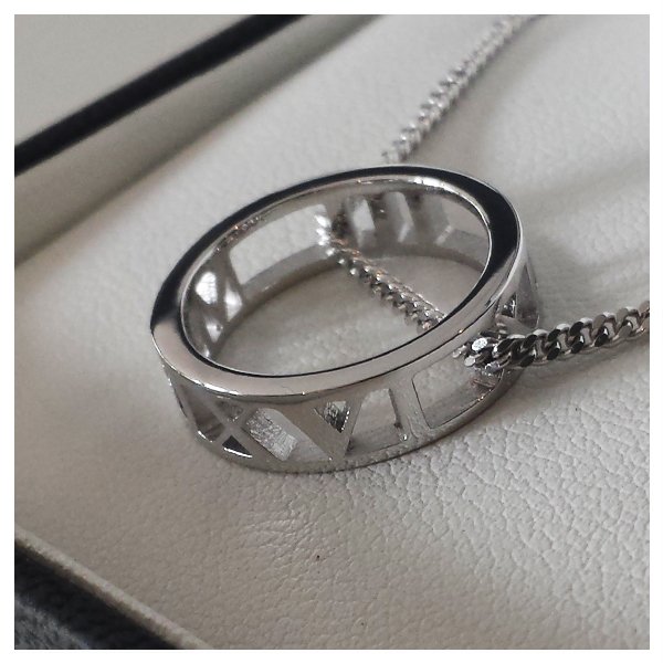 Custom Christening Ring Pendant