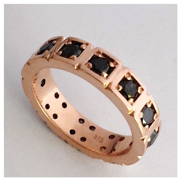 Custom Rose Gold Eternity Ring
