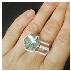 Custom Ring with Aquamarine