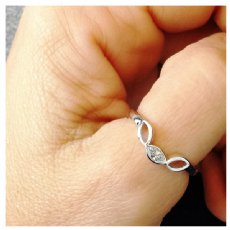 Diamond Thumb Ring