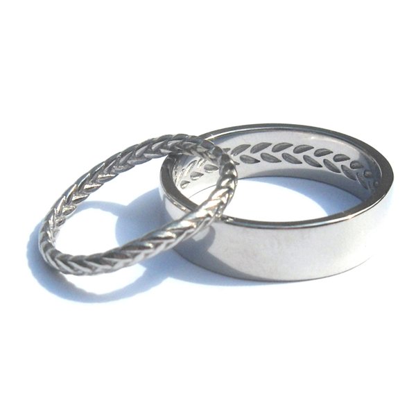 Echo - E - Matching Wedding Rings