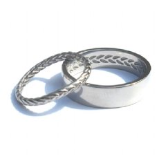 Echo - E - Matching Wedding Rings