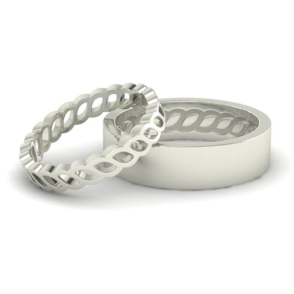 Echo - C - Matching Wedding Rings