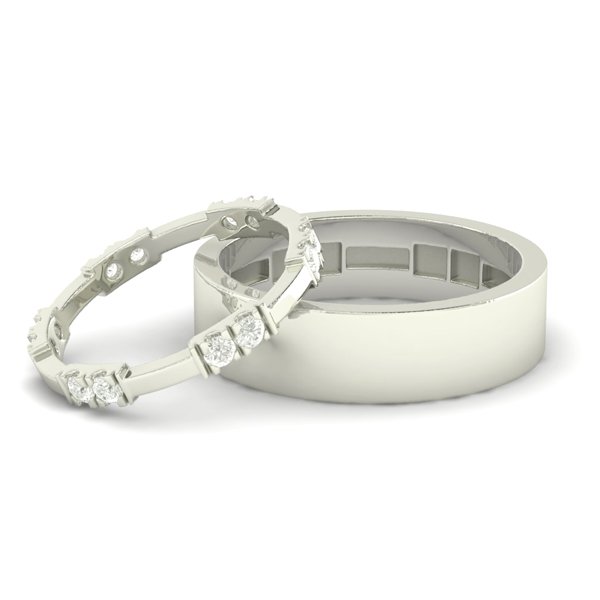 Echo - H - Matching Wedding Rings