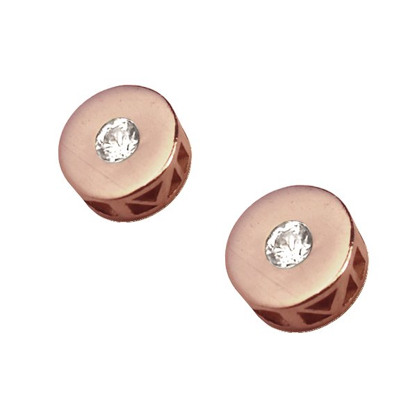 Milestone Earrings  - Rose Gold - Diamond
