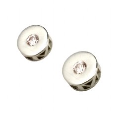 Milestone Earrings  - Whitegold - Diamonds