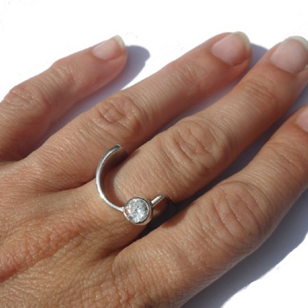 C Stone Designer Ring