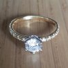Custom Solitaire Diamond Engagement Ring
