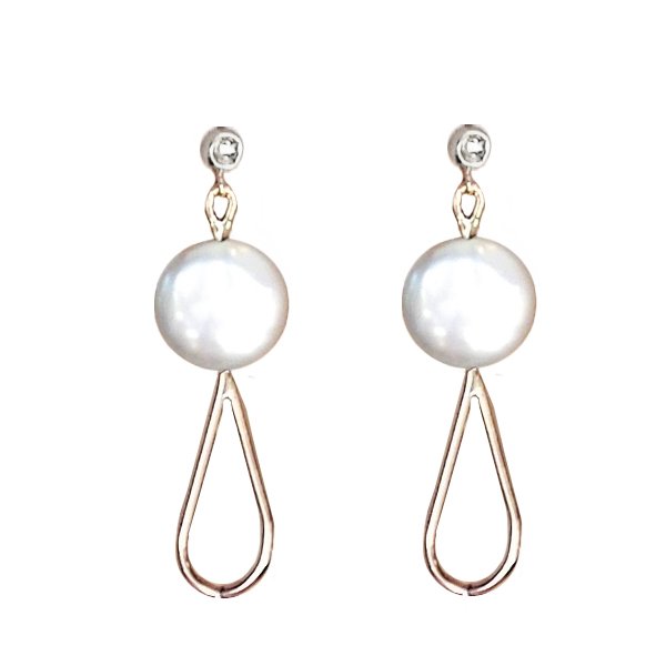 Wisdom Pearl Earrings - Gold