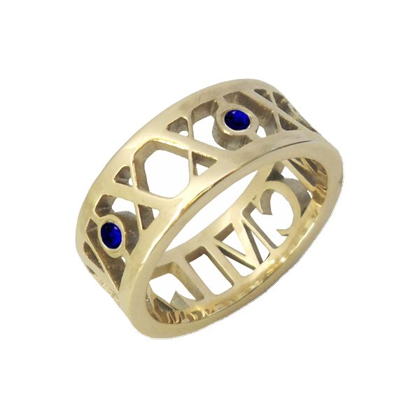 Momento Sapphire Ring - 9ct Yellow Gold